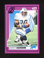 Barry Sanders 2024 Zenith 2nd Down Purple #34 #17/50 at PristineAuction.com