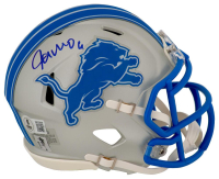 Jameson Williams Signed Lions Speed Mini Helmet (Beckett) at PristineAuction.com