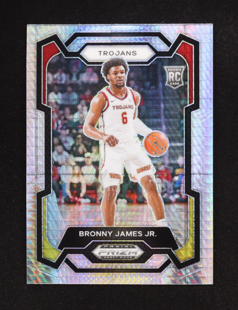 Bronny James Jr. 2024 Panini Prizm Draft Picks Prizms Hyper #86 RC