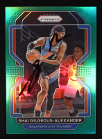 Shai Gilgeous-Alexander Signed 2021-22 Panini Prizm Prizms Green #238 (PSA) at PristineAuction.com