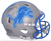Amon-Ra St. Brown Signed Lions Full-Size Authentic On-Field Speed Helmet (Fanatics) at PristineAuction.com