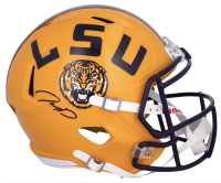 Jayden Daniels Signed LSU Tigers Full-Size Speed Helmet (Fanatics) at PristineAuction.com