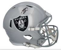 Ashton Jeanty Signed Raiders Full-Size Speed Helmet (Fanatics) at PristineAuction.com