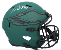 Cooper DeJean Signed Eagles Full-Size Rave Alternate Speed Helmet (Fanatics) at PristineAuction.com