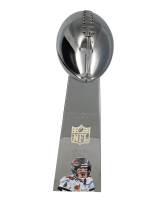 Tom Brady Signed Full-Size Replica Lombardi Trophy with Original Painting LE #/12 (Beckett) at PristineAuction.com