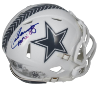 Drew Pearson Signed Cowboys Salute To Service Alternate Speed Mini Helmet Inscribed "HOF '21" (Beckett) at PristineAuction.com