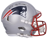 Drake Maye Signed Patriots Full-Size Authentic On-Field Speed Helmet (Fanatics) at PristineAuction.com