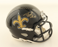 Drew Brees Signed Saints Speed Mini Helmet (Beckett) at PristineAuction.com