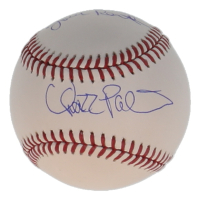 Chazz Palminteri Signed OML Baseball Inscribed "Mickey Mantle Won't Pay Your Rent" (Beckett) at PristineAuction.com