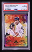 Justin Verlander 2017 Diamond Kings Aurora #A11 (PSA 10) at PristineAuction.com