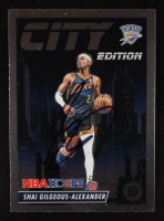Shai Gilgeous-Alexander Signed 2023-24 Hoops Premium Stock City Edition #26 (PSA) at PristineAuction.com