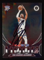 Shai Gilgeous-Alexander Signed 2023-24 Hoops Premium Stock Hoopla #4 (PSA) at PristineAuction.com