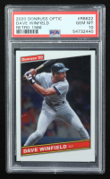 Dave Winfield 2020 Donruss Optic Retro '86 #22 (PSA 10) at PristineAuction.com