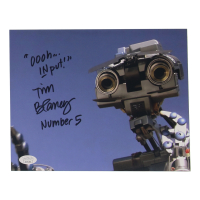 Tim Blaney Signed "Short Circuit" 8x10 Photo Inscribed "Number 5" & "Oooh... Input!" (JSA) at PristineAuction.com