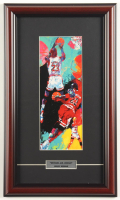 "Michael Air Jordan" Custom Framed Neiman Art Print Display at PristineAuction.com