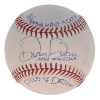 Dwier Brown Signed OML Baseball Inscribed "John Kinsella / Field of Dreams" & "Wanna Have A Catch?" (Beckett) at PristineAuction.com