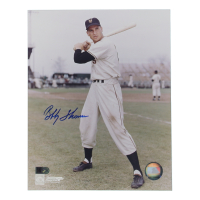 Bobby Thomson Signed Giants 8x10 Photo (AIV) at PristineAuction.com
