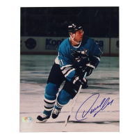 Owen Nolan Signed Sharks 8x10 Photo (AIV) at PristineAuction.com