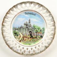 Official Licensed Disneyland "Fantasyland" Ceramic Plate at PristineAuction.com