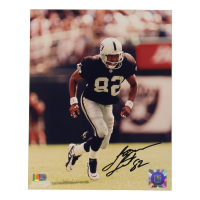James Jett Signed Raiders 8x10 Photo (AIV) at PristineAuction.com