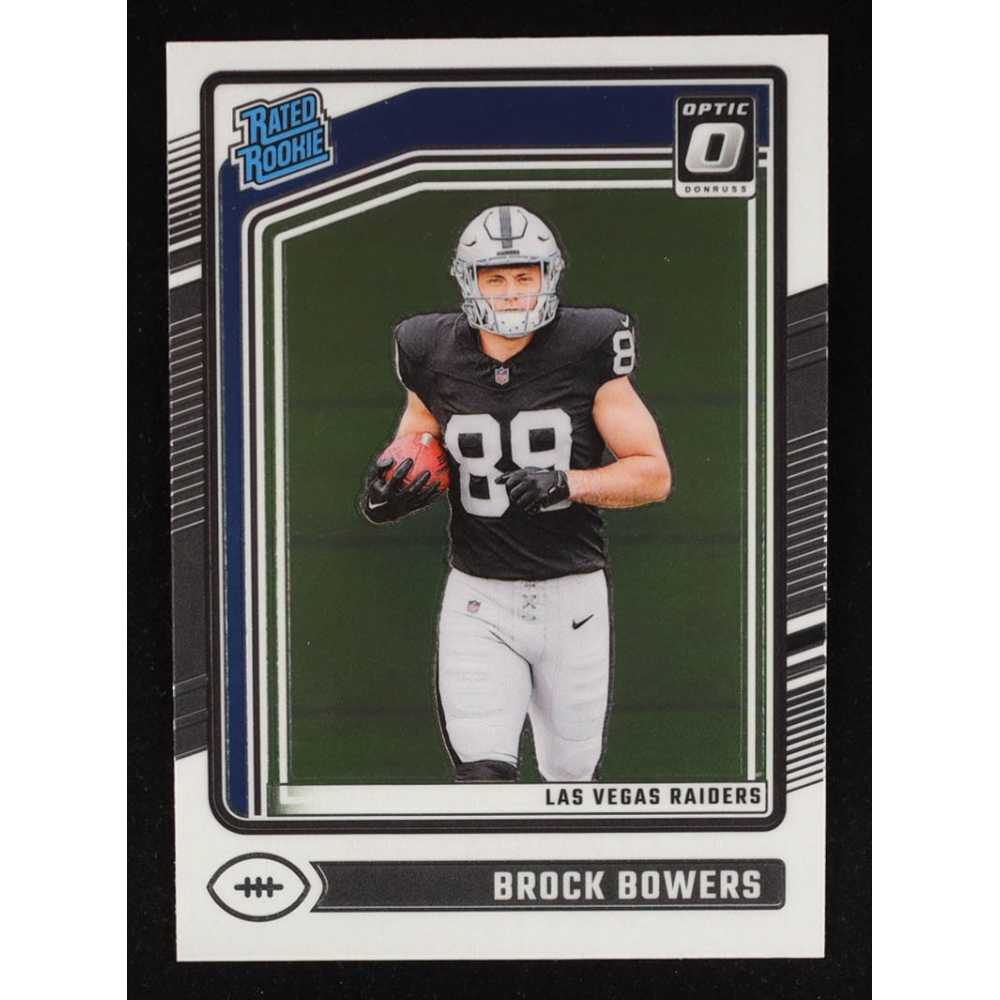Brock Bowers 2024 Donruss Optic #215 RR RC at PristineAuction.com