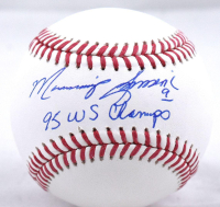 Marquis Grissom Signed OML Baseball Inscribed "95 WS Champ" (Beckett) at PristineAuction.com