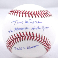 Tony La Russa Signed OML Baseball Inscribed "4x Manager of the Year" & "3x WS Champ" (Beckett) at PristineAuction.com