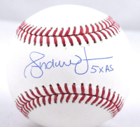 Andruw Jones Signed OML Baseball Inscribed "5x AS" (Beckett) at PristineAuction.com