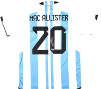 Alexis Mac Allister Signed Argentina Adidas Authentic Jersey (Beckett) at PristineAuction.com