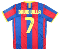 David Villa Signed Barcelona Nike Authentic Jersey (Beckett) at PristineAuction.com
