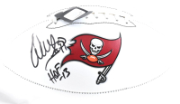 Warren Sapp Signed Buccaneers Logo Football Inscribed "HOF 13" (Beckett) at PristineAuction.com