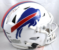 Josh Allen Signed Bills Full-Size Authentic On-Field Speedflex Helmet (Beckett) at PristineAuction.com