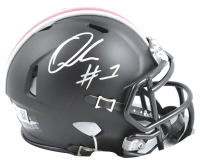 Quinshon Judkins Signed Ohio State Buckeyes Speed Mini Helmet (Beckett) at PristineAuction.com