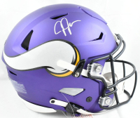 Justin Jefferson Signed Vikings Full-Size Authentic On-Field Speedflex Helmet (Beckett) at PristineAuction.com