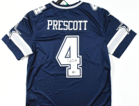 Dak Prescott Signed Cowboys Nike Authentic Jersey (Beckett) at PristineAuction.com