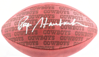 Roger Staubach Signed Official NFL "The Duke" Cowboys Team Showcase Logo Football (Beckett) at PristineAuction.com