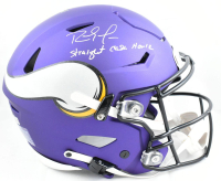 Randy Moss Signed Vikings Authentic On-Field Speedflex Full-Size Helmet Inscribed "Straight Cash Homie" (Beckett) at PristineAuction.com