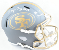Roger Craig Signed 49ers Full-Size Slate Alternate Speed Helmet Inscribed "3x SB Champ" (Beckett) at PristineAuction.com