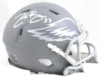 Zack Baun Signed Eagles Slate Alternate Speed Mini Helmet (Beckett) at PristineAuction.com