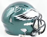 Zack Baun Signed Eagles Speed Mini Helmet (Beckett) at PristineAuction.com