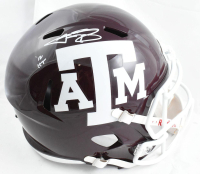 Johnny Manziel Signed Texas A&M Aggies Full-Size Speed Helmet Inscribed "'12 HT" (Beckett) at PristineAuction.com