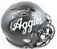 Johnny Manziel Signed Texas A&M Aggies Full-Size Authentic On-Field Speed Helmet Inscribed "'12 HT" & "Johnny F***** Football" (Beckett) at PristineAuction.com