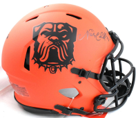 Nick Chubb Signed Browns Full-Size Authentic On-Field Rave Alternate Speed Helmet (Beckett) at PristineAuction.com