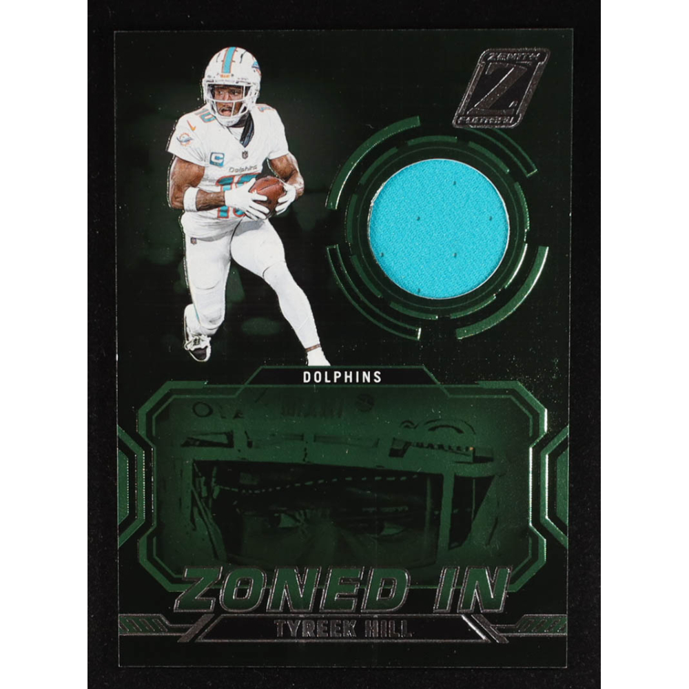 Tyreek Hill 2024 Zenith Zoned In Jerseys #19 at PristineAuction.com