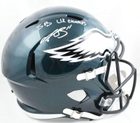 AJ Brown Signed Eagles Full-Size Speed Helmet Inscribed "SB LIX Champs" (Beckett) at PristineAuction.com