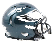 AJ Brown Signed Eagles Speed Mini Helmet (Beckett) at PristineAuction.com
