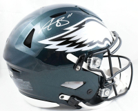 AJ Brown Signed Eagles Full-Size Authentic On-Field Speedflex Helmet (Beckett) at PristineAuction.com