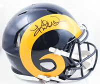 Kurt Warner Signed Rams Full-Size Authentic On-Field Speed Helmet (Beckett) at PristineAuction.com