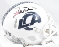 Kurt Warner Signed Rams Salute to Service Alternate Speed Mini Helmet (Beckett) at PristineAuction.com