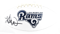 Kurt Warner Signed Rams Logo Football (Beckett) at PristineAuction.com